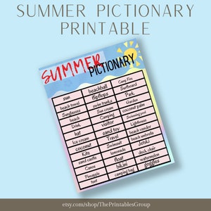 The Ultimate Summer Pictionary Game, Holiday Vacation Essentials Checklist, Digital Packing List for Stress-Free Travel, Family Fun Beach