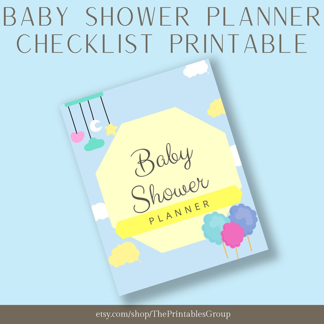 Baby Shower Planner Printable Baby Registry Checklist Baby Shower Event