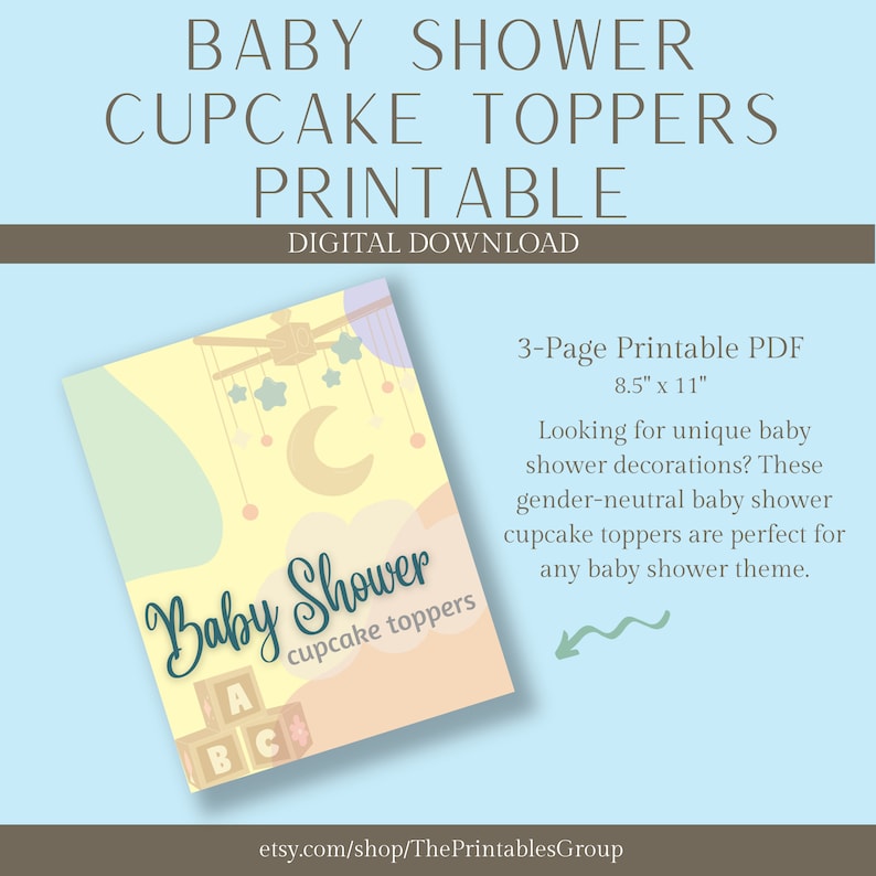Baby Cupcake Printable Free