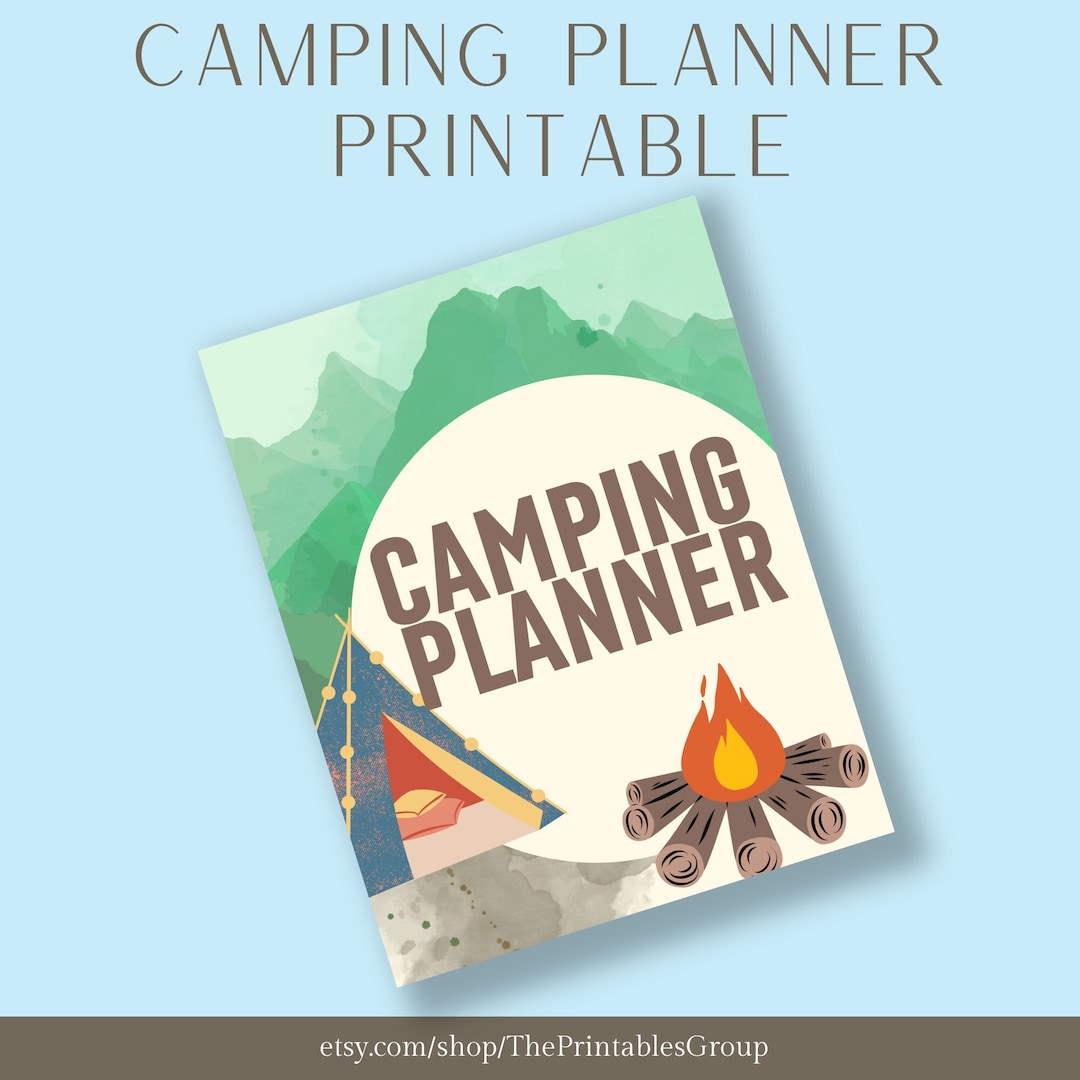 Camping Journal | Printable Camping Planner | Summer Camp Journal ...