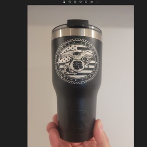 U.S. Marine Corps | Engraved 20oz Tumbler | RTIC Tumbler
