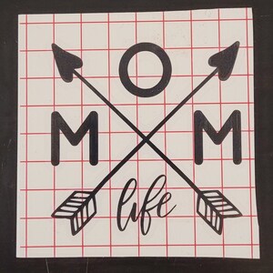 Mom Life Vinyl Decal