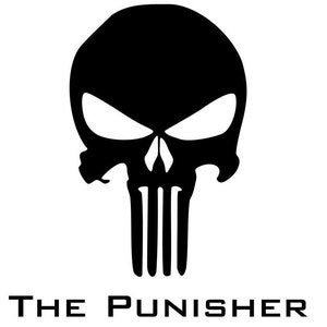 De Punisher Vinyl Decal