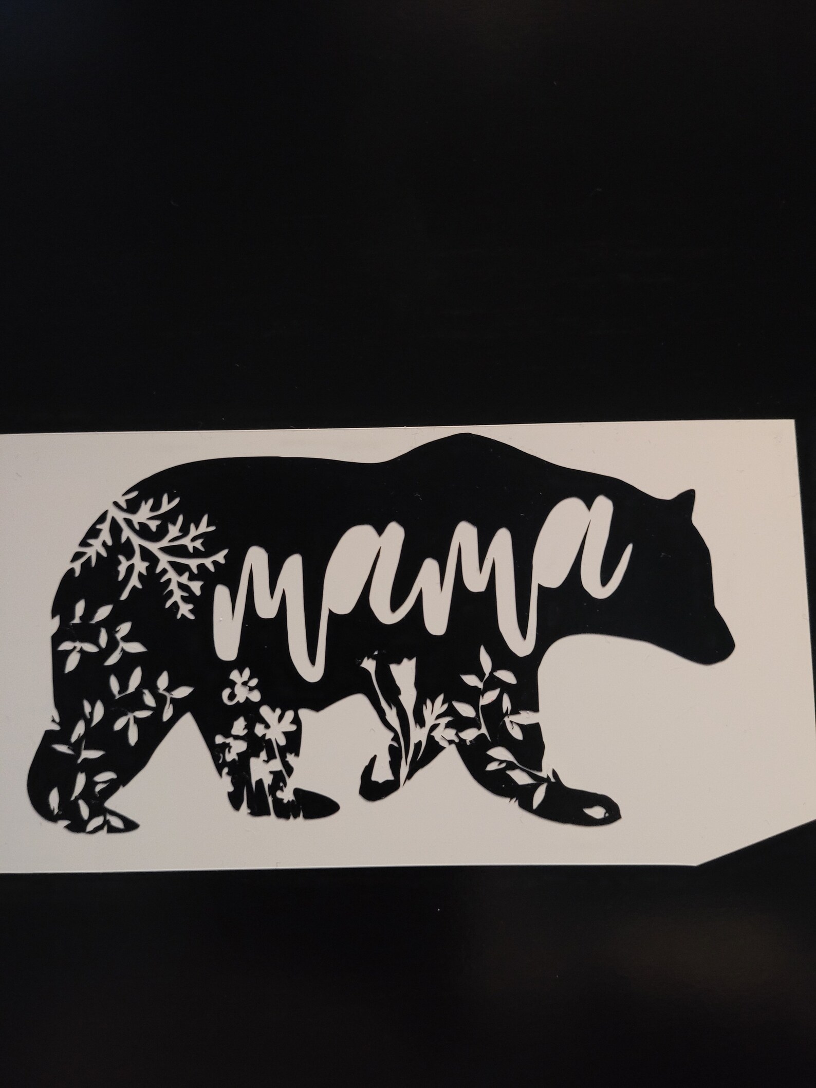 Mama Bear Vinyl Decal | Etsy