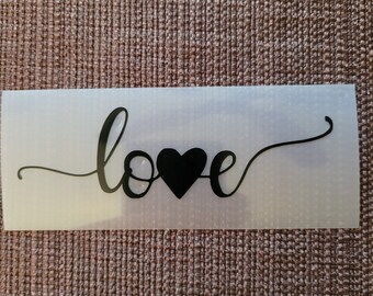 Love Vinyl Aufkleber