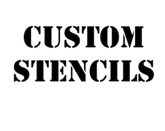 Plantilla personalizada (fuente de estilo militar)