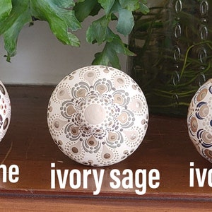 Mandala Inspired Scarf - Ivory main image 1