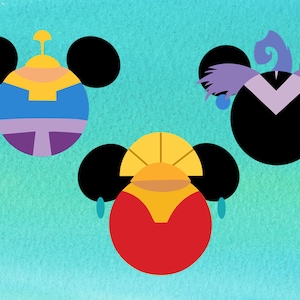 emperor new groove svg, izma svg, kronk svg, kuzco svg