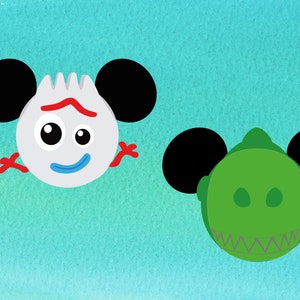 toy story svg, toy story png, rex svg, rex png, forky svg, forky png
