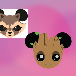 Groot svg, rocket svg, guardians of the galaxy svg