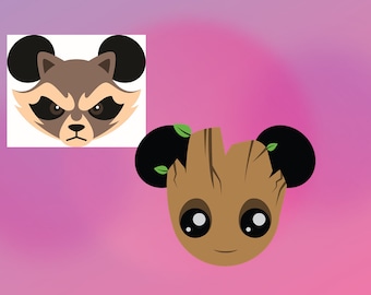 Groot svg, rocket svg, guardians of the galaxy svg
