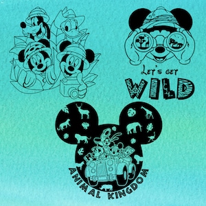 animal kingdom svg, animal kingdom png, safari svg, safari png, fab 5 svg, fab 5 png, animal kingdom shirt