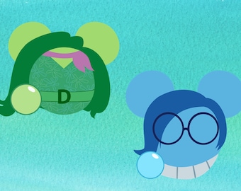 inside out svg, inside out png, disgust svg, sadness svg, inside out png