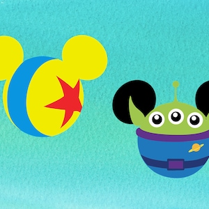 toy story svg, toy story png, pizza planet svg, alien svg, alien png