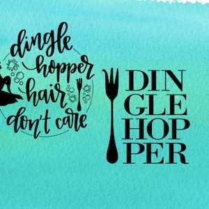 little mermaid svg, little mermaid png, dinglehopper svg, dinglehopper png, dingle hopper hair don&#39;t care svg