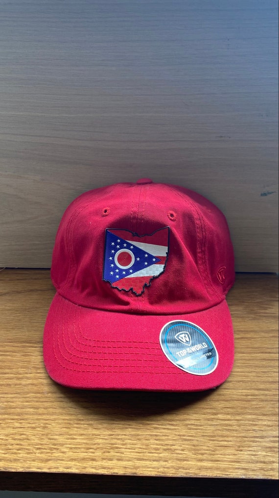 Red Ohio State Hat - Etsy