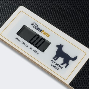 Veterinärwaage XXL Tierwaage digital Hundewaage Katzen Plattformwaage 100kg/100g Bild 9