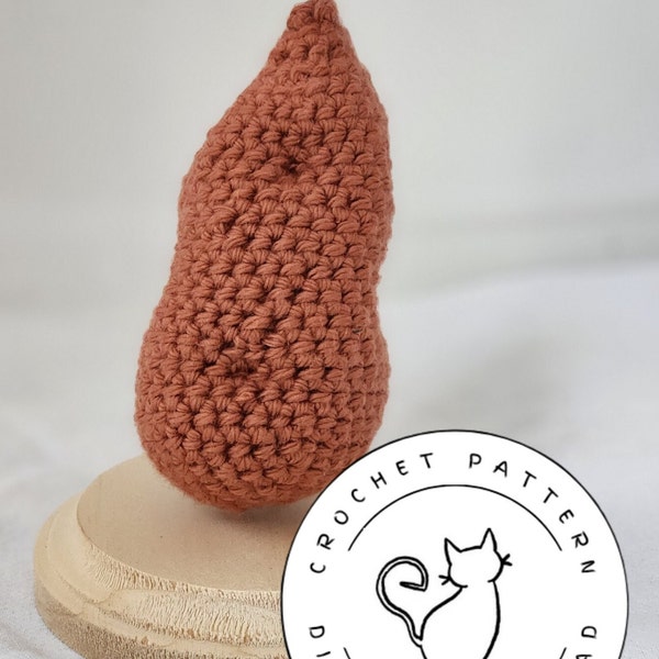 Sweet potato/Yam digital download crochet pattern