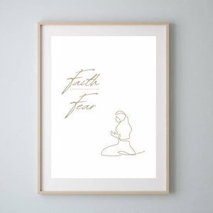 Faith Over Fear - Wall Decor