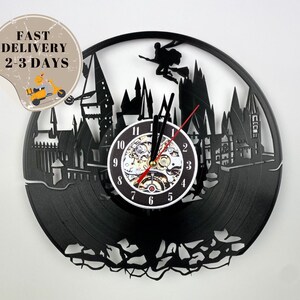 Laser Wizard, Vinyl Record Wall Clock, Wizard Escape Room, Wall Mount ...