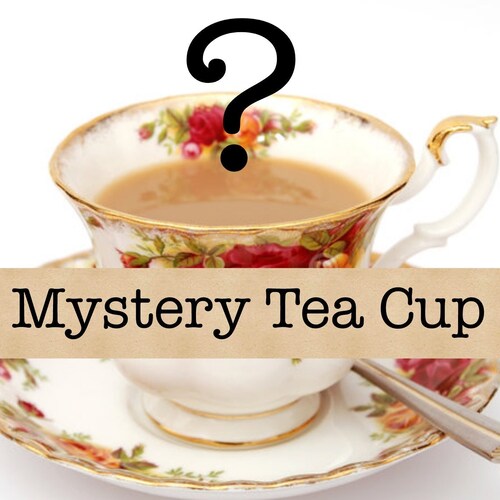 Mystery Vintage Tea Cup Box / With 4 Assorted Teas Etsy
