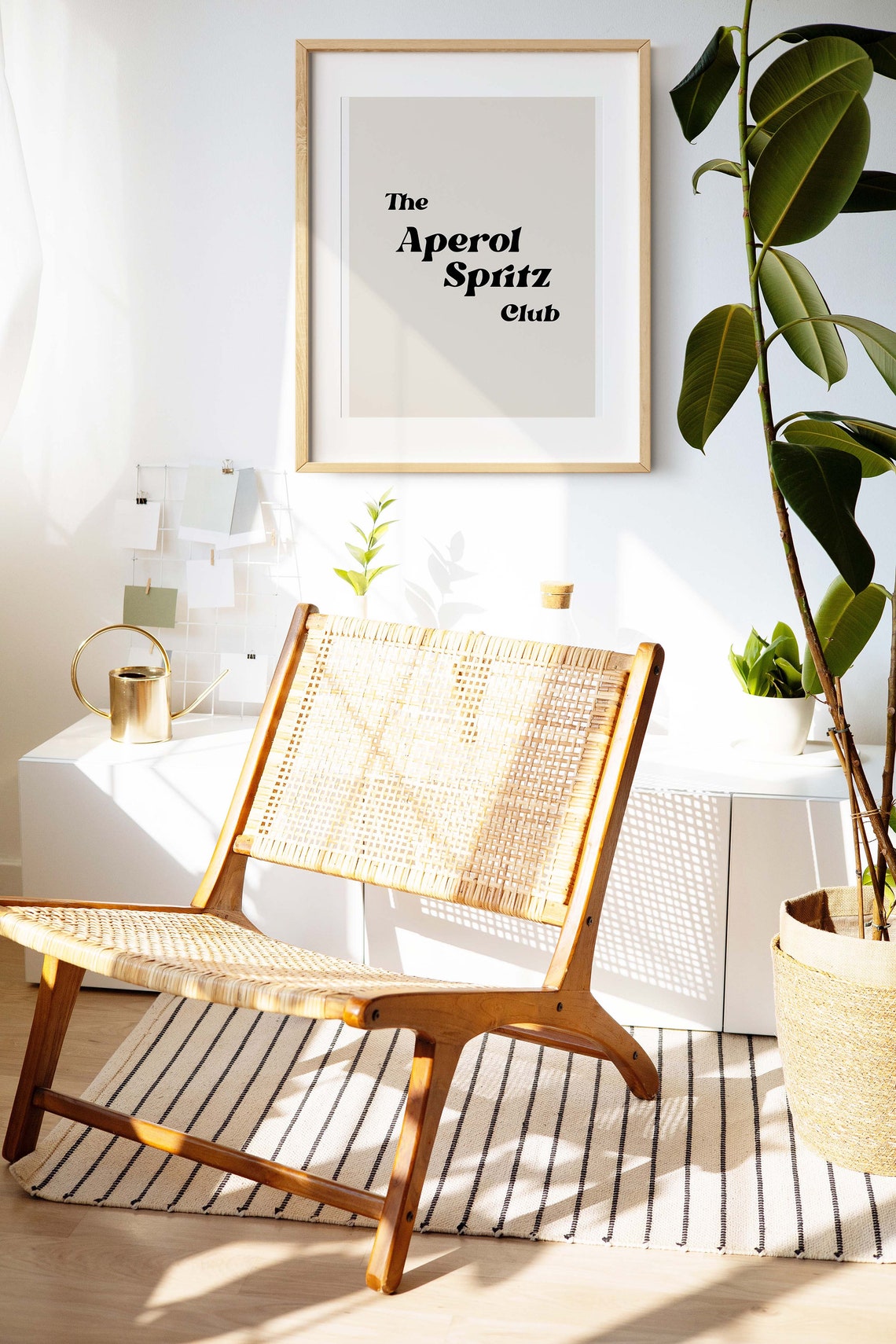 Aperol Spritz Club Wall Art Aperol Spritz Bar Cart Poster Instant