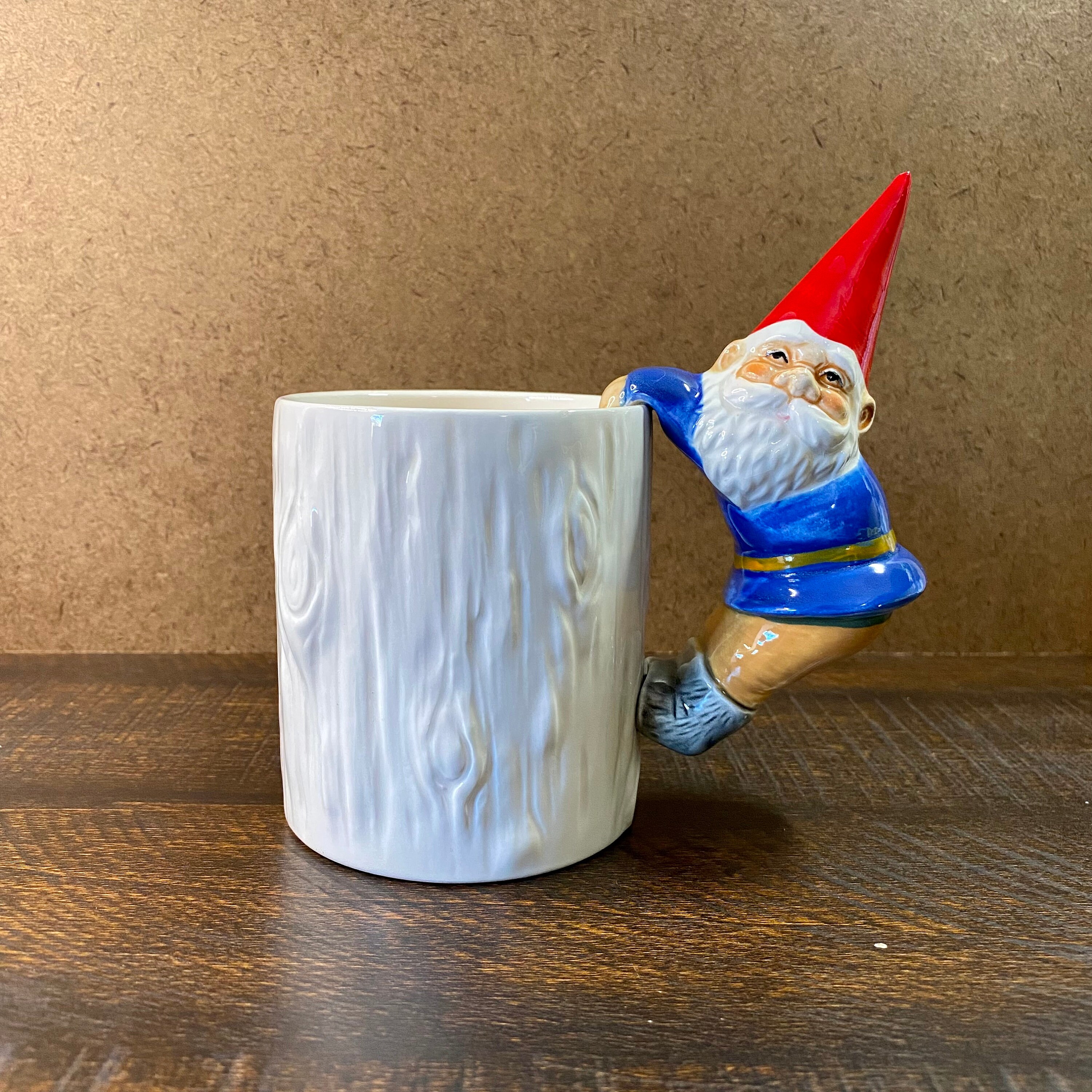 Vintage Gnome Mug, Tree Trunk, Unieboek, Gnome Kitchen Decor - Etsy