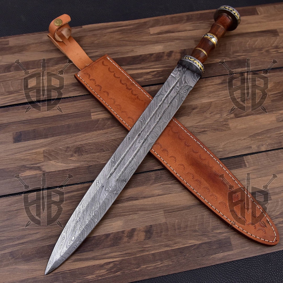 Custom Handmade Sword, Hunting Sword, Christmas Gift, Gift for Husband, Gladius Sword, Hunting