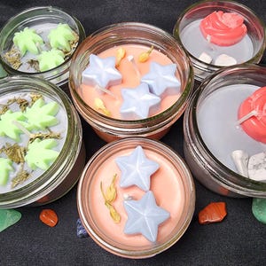 soy wax candles - 4oz & 8oz - natural ingredients - handmade