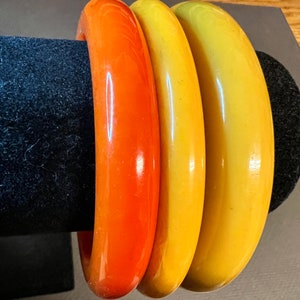 Bundle of 3 Antique Bakelite Bangles