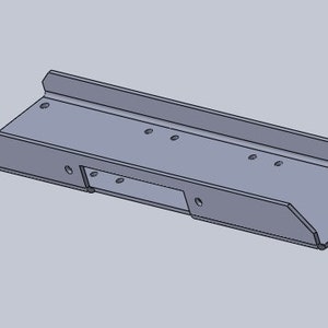 Universal MidFrame Winch Mount DXF/CAD Files