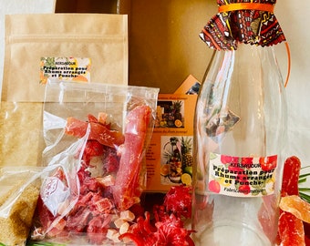 L&G® - Kit préparation et Infusion Rhum arrangé - Idees Cadeaux - Coffret  Cadeau Rhum DIY dégustation Surprise - Noel, Saint Valentin, fêtes