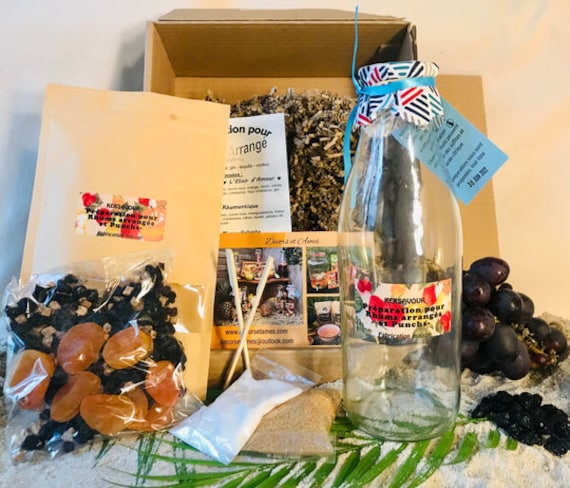 Coffret Rhum Arrangé Abricot, Figue, Raisin, Myrtilles, Cannelle