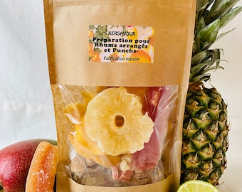Sachet rhum arrangé : Ananas / passion / papaye / mangue