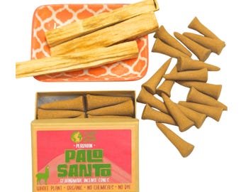 Palo Santo Incense Cones | Handmade | Zero Synthetics | Whole Plant |