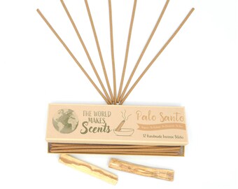 Palo Santo Incense Sticks | Plants Only | No Perfume | Handmade | No dyes | Nothing Synthetic | Organic |