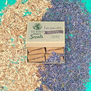 Lavender Incense Cones | Handmade | Zero Synthetics | Whole Plant |
