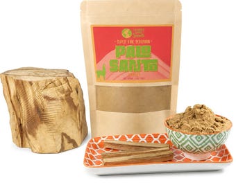 Poudre de Palo Santo extra-fine | Moulue à froid, récoltée de manière durable 57 g (2 oz)