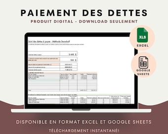 Planificateur de paiement des dettes