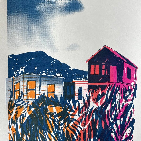 San Francisco Bernal Heights Screen Print