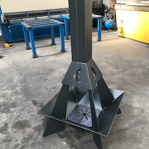 Heating brazier for terrace