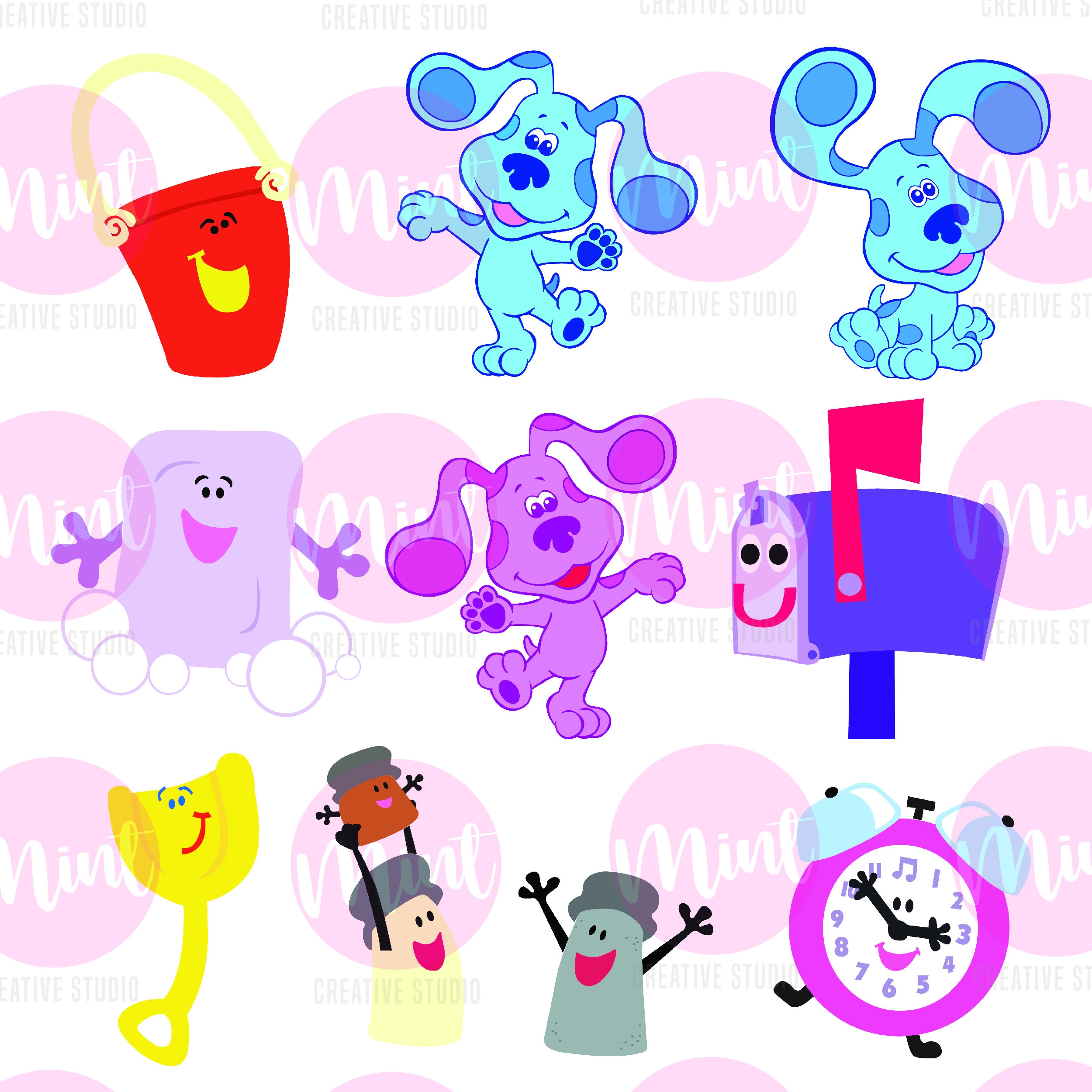 blues clues characters magenta