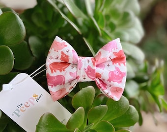 Dog Bow Tie, Pigs , Cat Bow Tie, Bows, Velcro Bow, Puppy accesories, Dog accesories