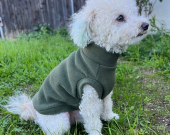 Dog Fleece sweater,Fleece Vest, Pet Clothing, Dog-Sweater, Dog's Fleece, Dog Jacket, Dog Fashion, Dog Apparel, Pet Clothing,Xxs-L