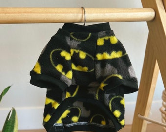 Dog Fleece sweater, Dog Coat, Batman Pet Clothing, Dog T-shirts, Dog Top, Dog Clothing, Dog Fashion, Dog Apparel, DC, Comic Shirt, cat shirt