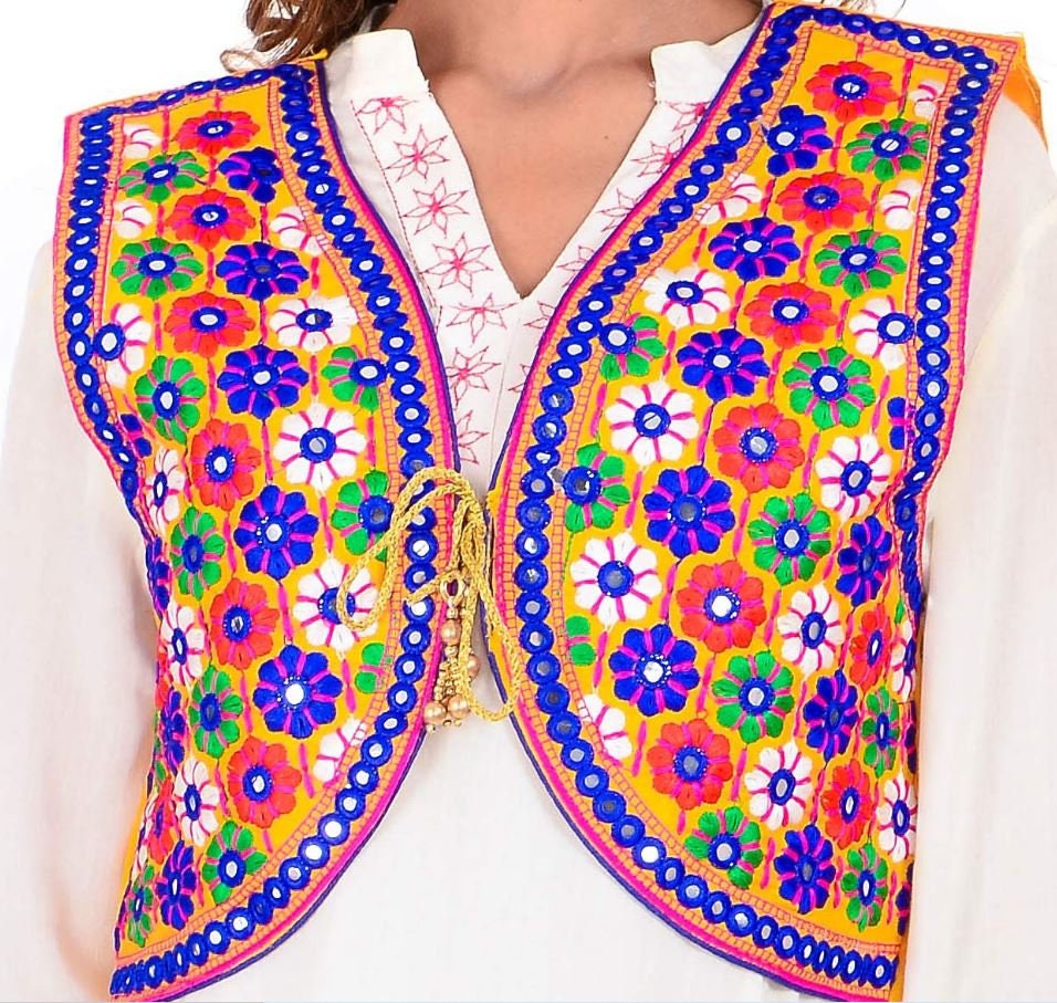 Cotton Flex Embroidery Jacket Style Kurta (Rs 450 per Pc | Rs 2250 per Set)  | jaipurkurtimanufacturer.com