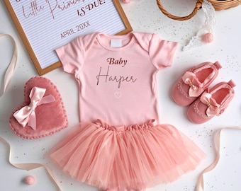 Princess Baby Announcement – Editable Fairytale-Inspired Reveal for Girls | Share on Social Media or Print | Instant Corjl Access
