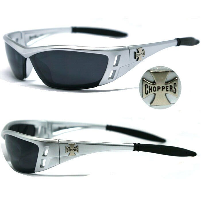 Choppers Motorcycle Riding Glasses Sunglasses Silver Fame Etsy