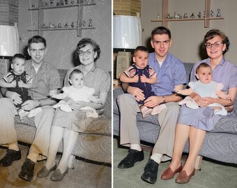 Restore Old Picture Restoration Fix Vintage Photo Black & White Photo Restore Image Scratch Remove Photo Damage Fix Old Photo Restoration
