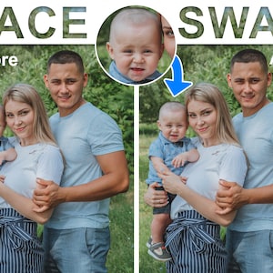 Face Swap Photo Edit Photo Retouch Family Photos Change Face Photo Replace Face Photoshop Service